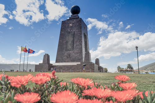 Middle of the world Monument in Quito, Ecuador