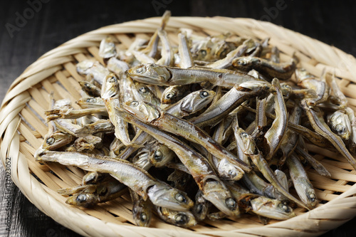 にぼし　Dried small sardines  photo