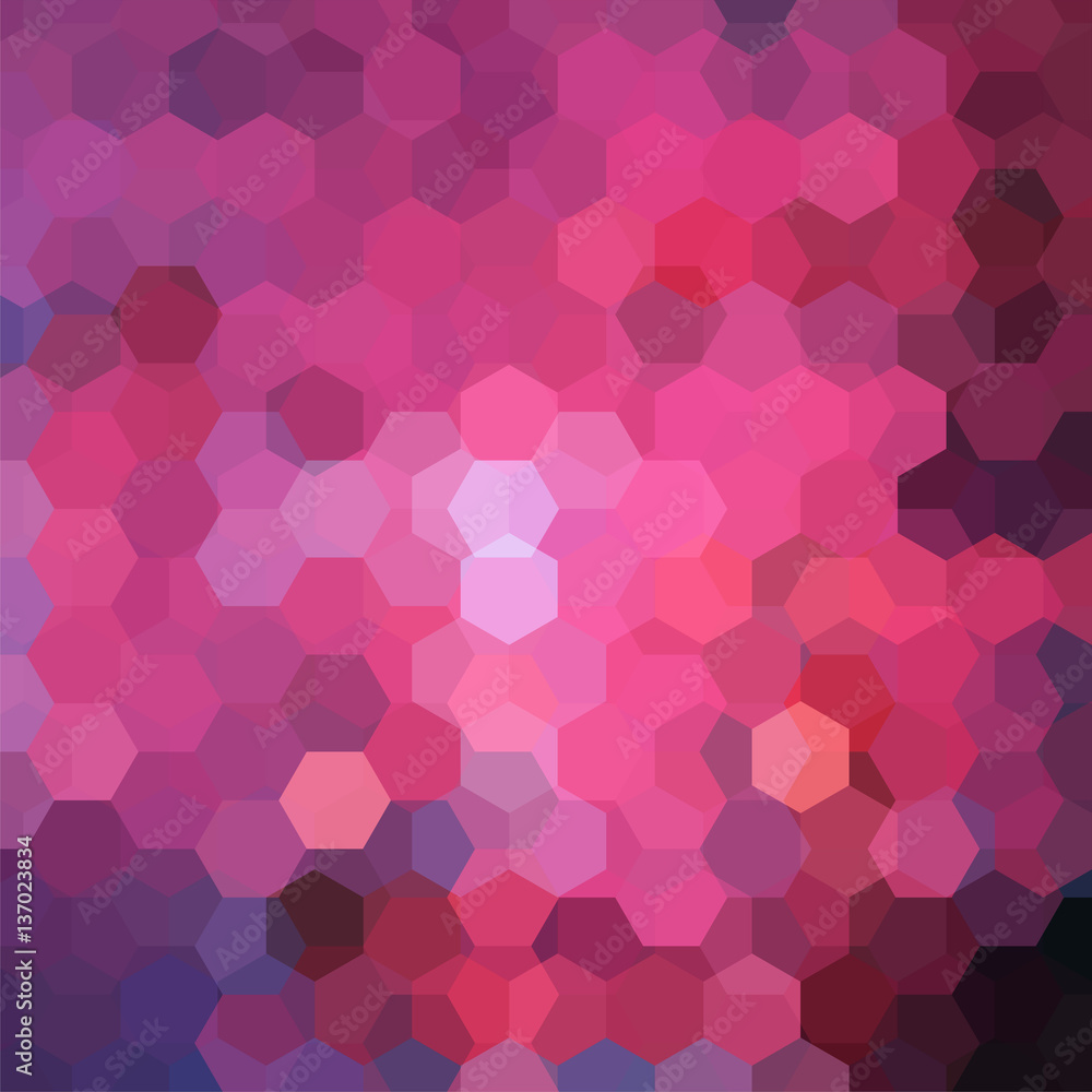 Background of geometric shapes. Pink mosaic pattern. Vector EPS 10. Vector illustration Background of geometric shapes. Pink mosaic pattern. Vector EPS 10. Vector illustration
