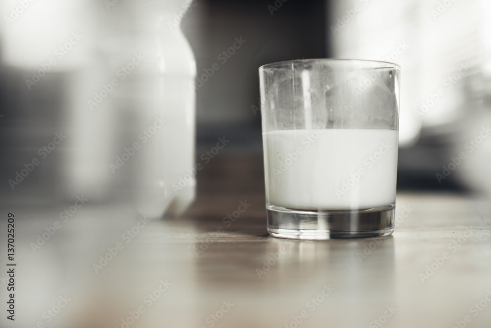 Bottles of Milk on a Doorstep Bottles of Milk on a Doorstep