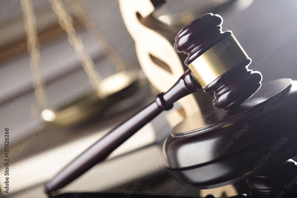 Law concept background. Place for typography Law concept background. Place for typography