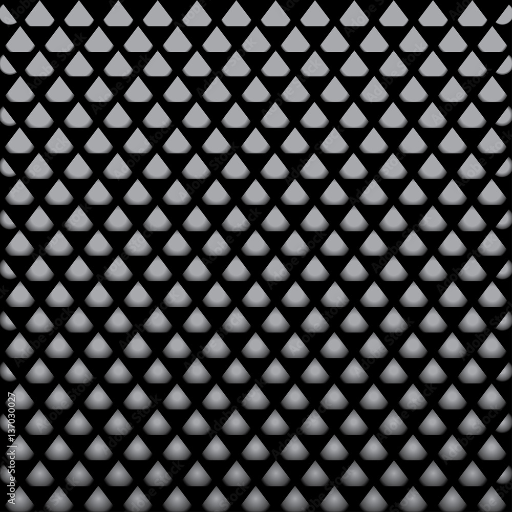 Obraz premium Texture background vector triangle in white and black.