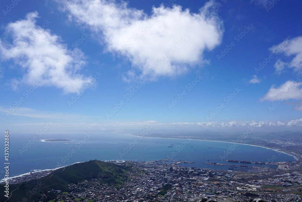 beautiful landscape of the coast in Cape town beautiful landscape of the coast in Cape town