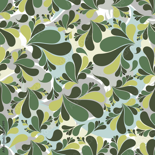 Seamless repeating floral pattern