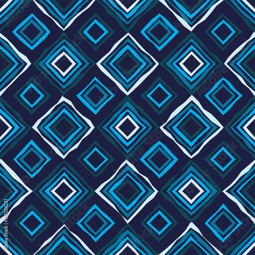 Ethnic boho seamless pattern. Ikat. Print. Repeating background. Cloth design, wallpaper.
