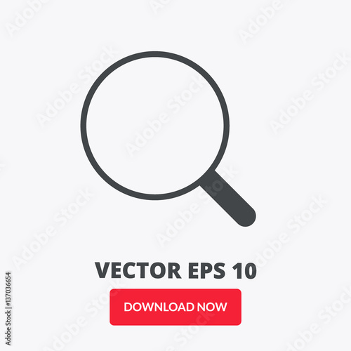 Loupe vector icon
