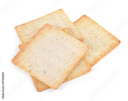 Biscuits isolated on white