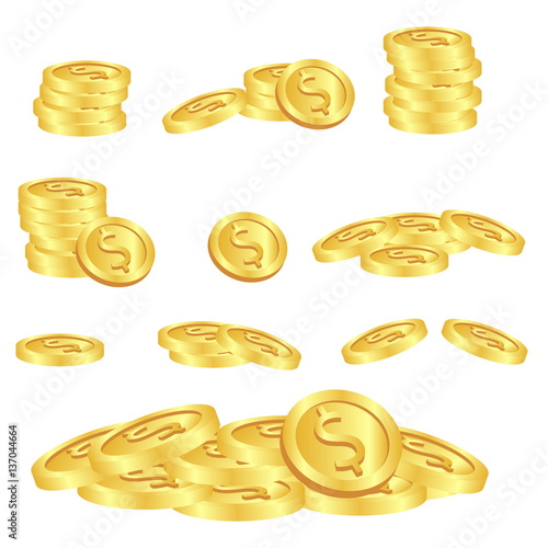 gold coins set