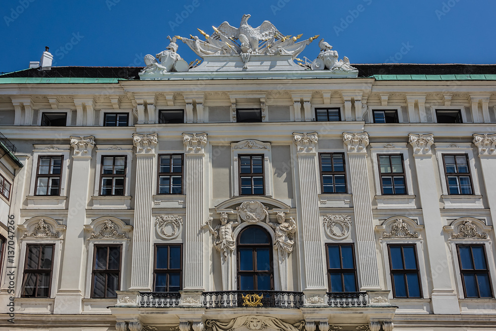 Internal Castle Square (Innenhof) in Hofburg palace. Vienna