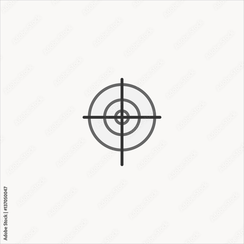 aim icon flat design aim icon flat design