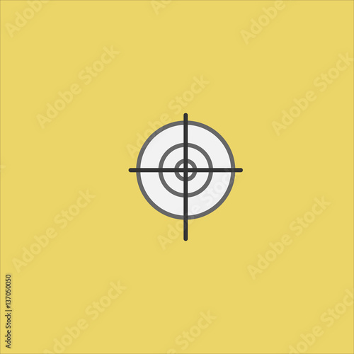aim icon flat design
