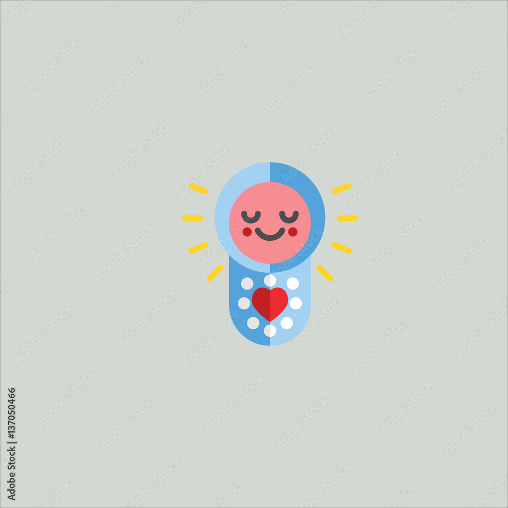 baby icon flat design baby icon flat design