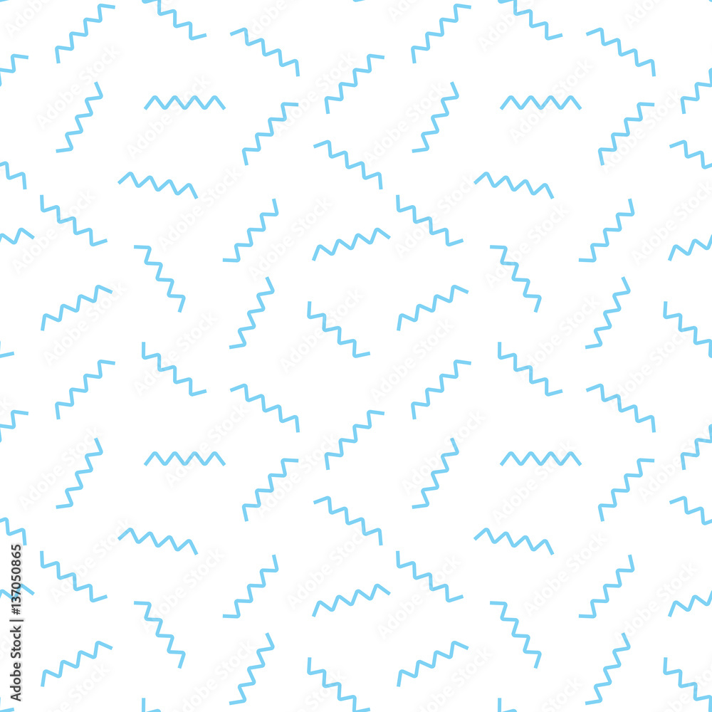Abstract geometric blue deco art memphis fashion pattern Abstract geometric blue deco art memphis fashion pattern