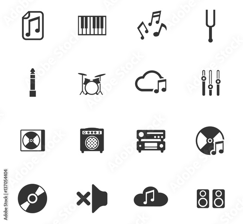 music icon set