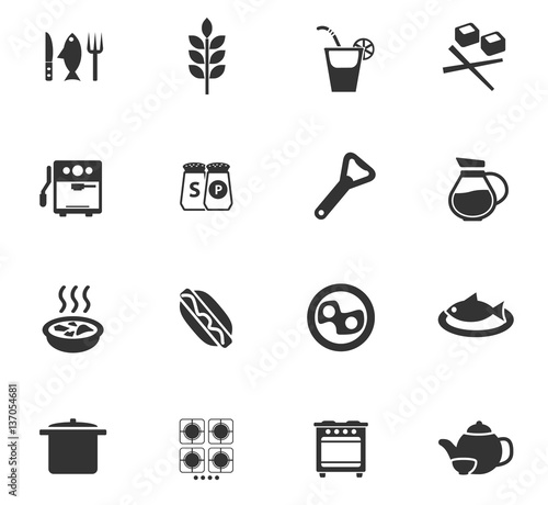 kitchen icon set