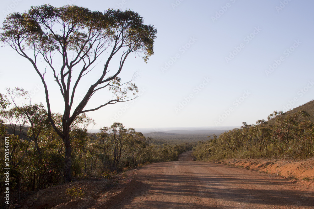 Fototapeta premium Road Through the Ausralan Outback