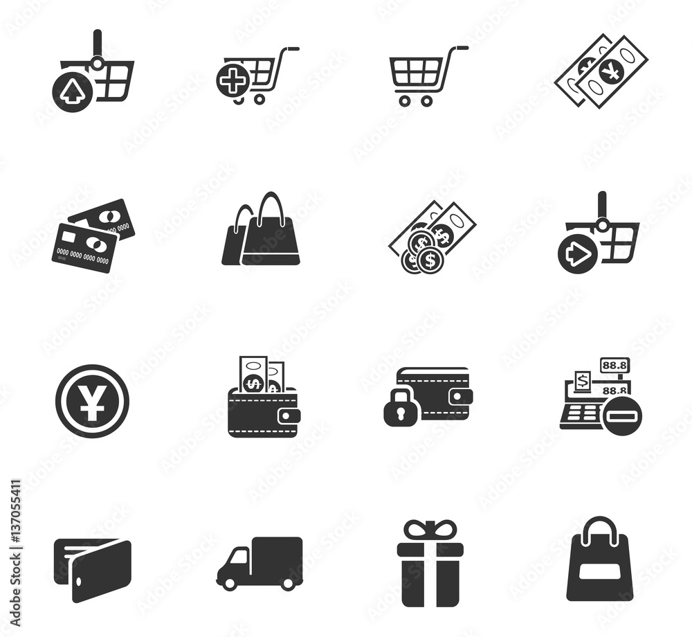 e-commerce icon set e-commerce icon set