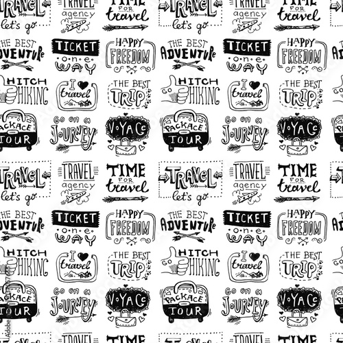 Hand drawn trawel lettering.