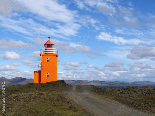 Leuchtturm H  psnesviti an der S  dwestk  ste von Island