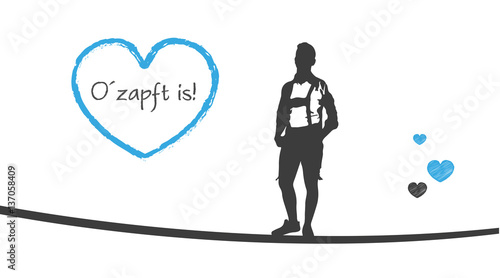 Oktoberfest | Mann in Lederhose | O´zapft is!