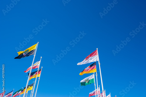 Landesflaggen deutscher Bundesländer in Grömitz