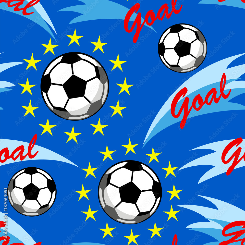 Obraz premium football competitions, the goal