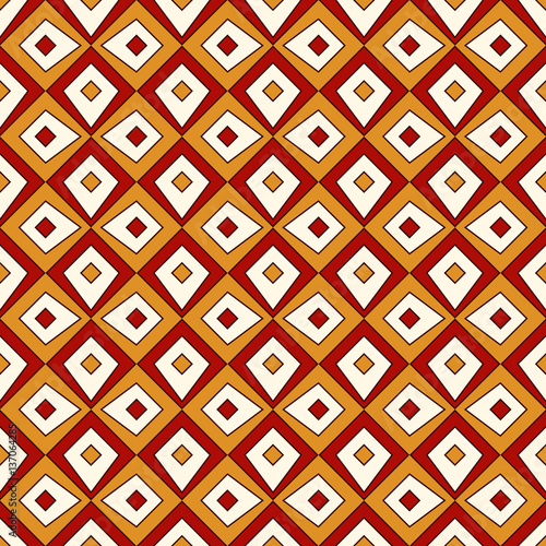 Wallpaper Mural Bright seamless pattern with repeated geometric forms. Ornamental abstract background. Ethnic and tribal motifs. Torontodigital.ca