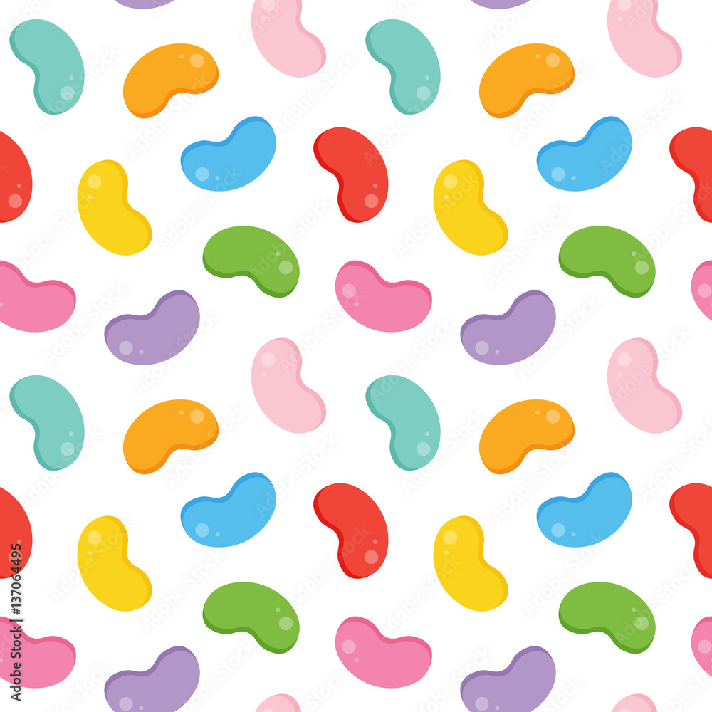 Photo & Art Print Cute colorful jelly beans candies seamless pattern background., cosmic_pony photo-art-print-cute-colorful-jelly-beans-candies-seamless-pattern-background-cosmic-pony