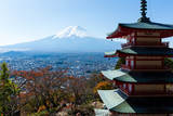 Mount Fuji and Chureito Pagoda