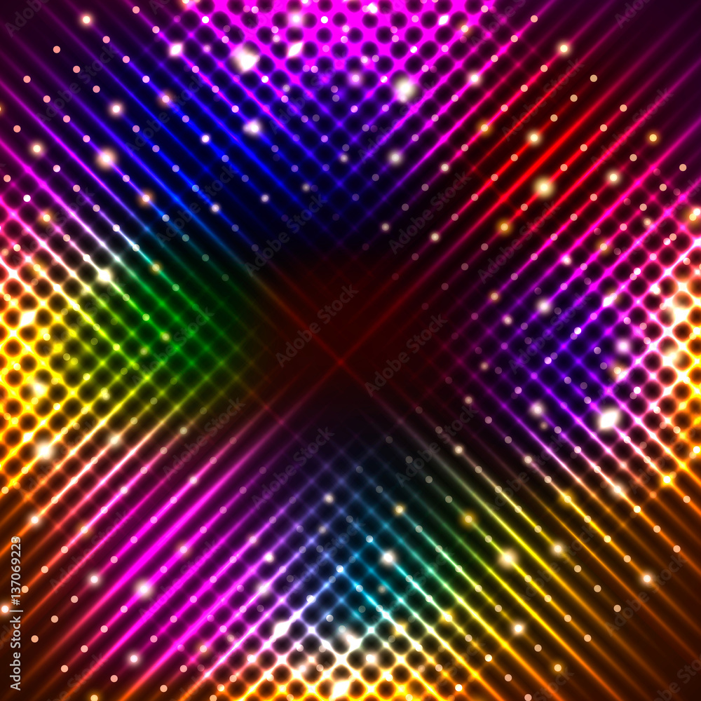 Abstract background with shining magic lights Abstract background with shining magic lights