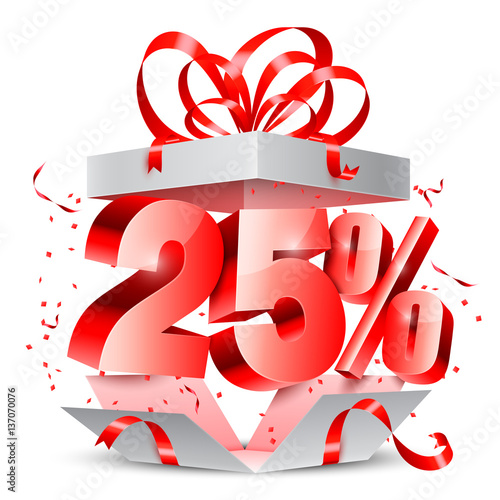 Twenty Five Percent Discount Gift