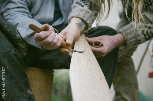 Paddle Making photo