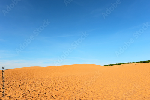 Red sand dunes in Mui Ne