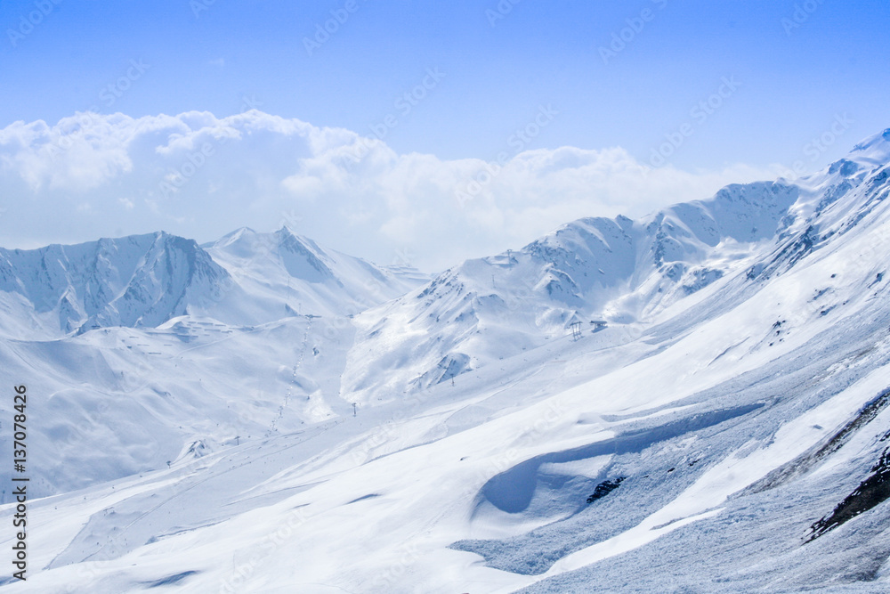 Schneelandschaft Berge