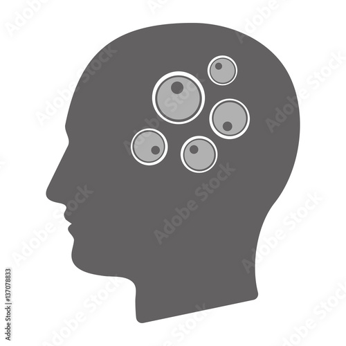 Isolated male head with oocytes