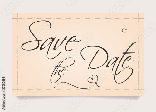 Vector card for wedding and other events