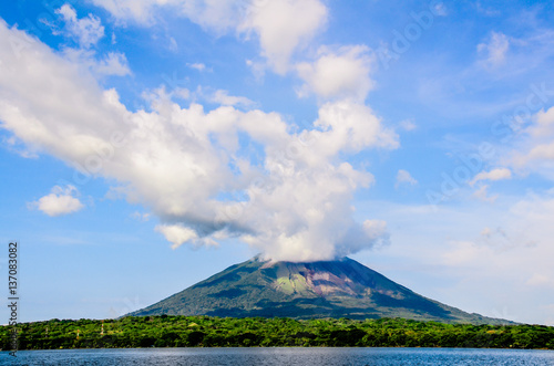 Ometepe Volcano Clouds