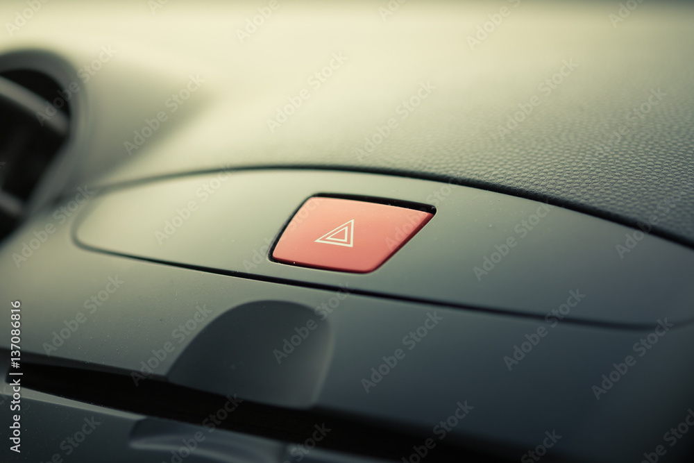 emergency button on the console car emergency button on the console car