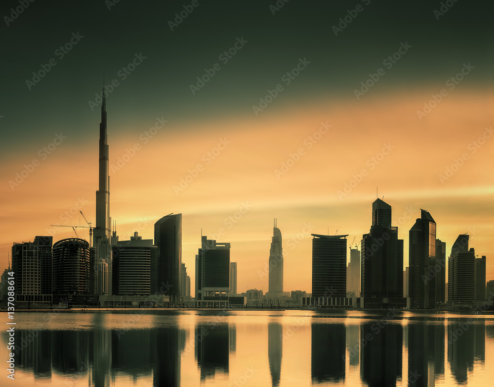 Business bay of Dubai, UAE