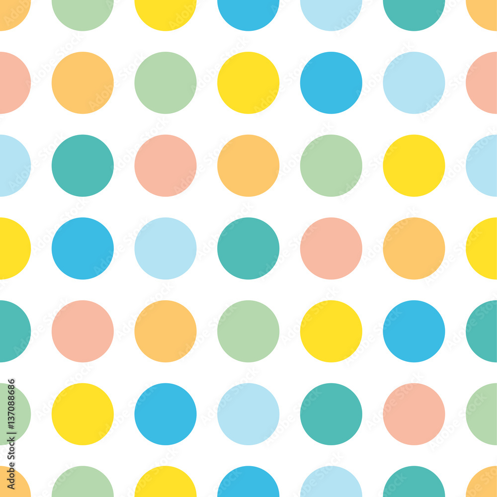 Seamless polka dot background Seamless polka dot background