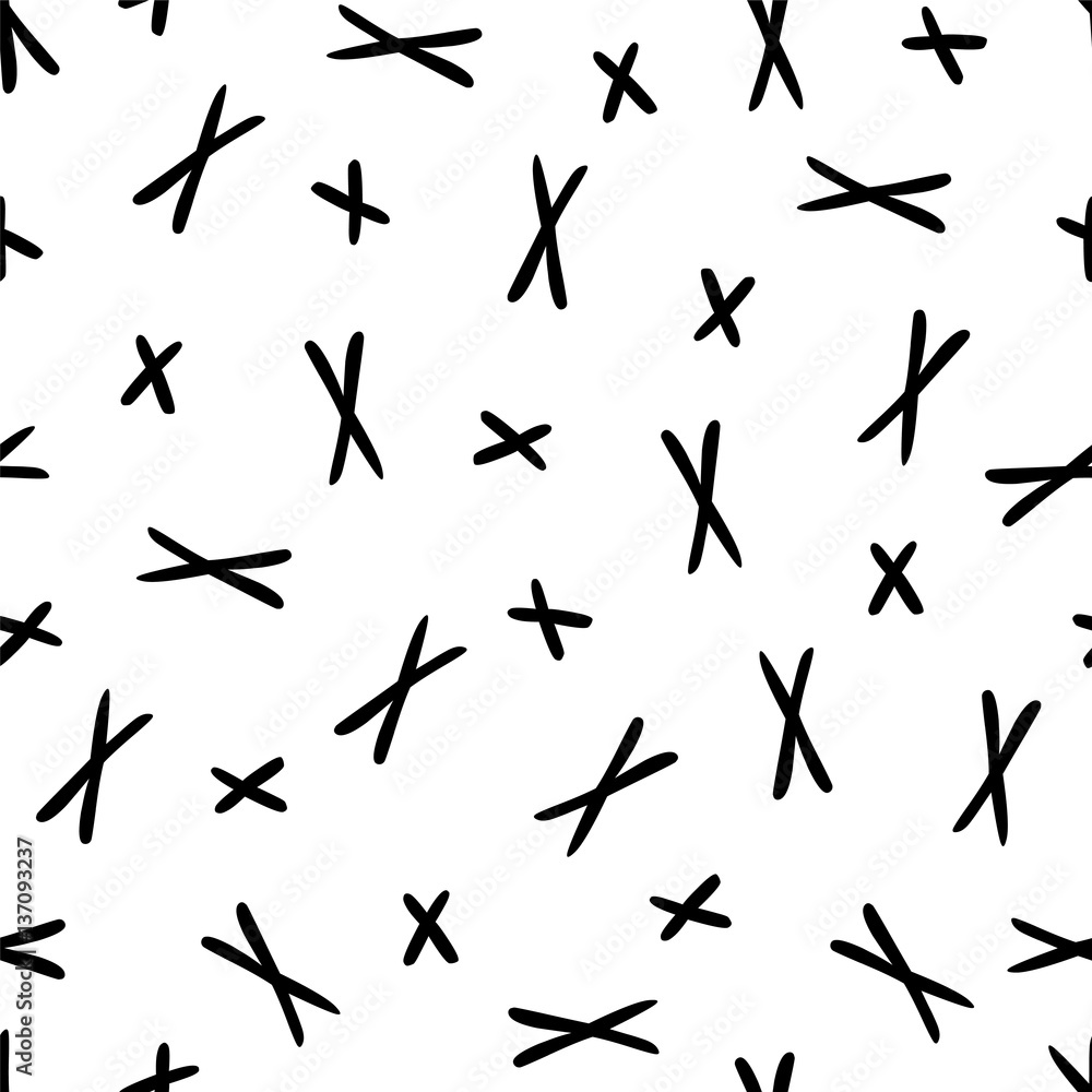 Seamless pattern - letters X Seamless pattern - letters X