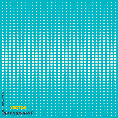 Abstract gray dotted on a blue background