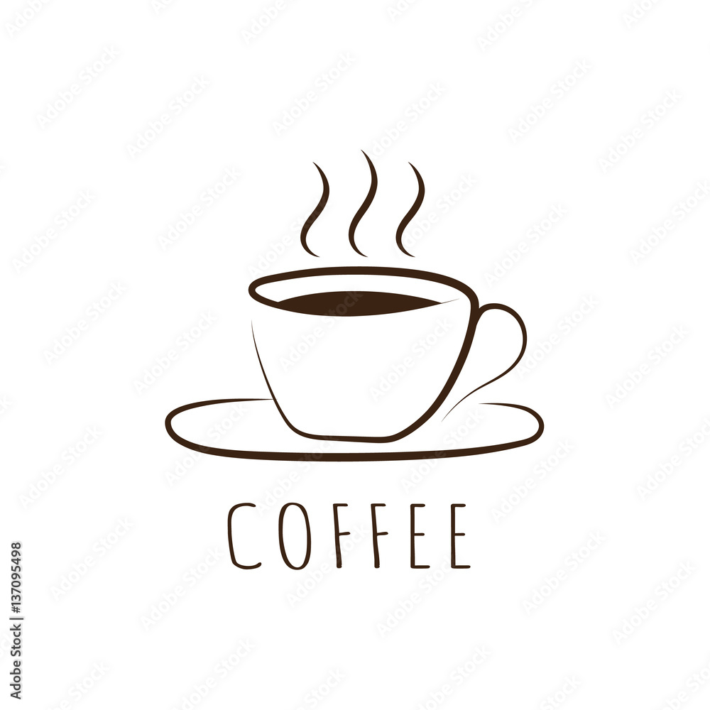 Coffee logo vector graphic design Coffee logo vector graphic design