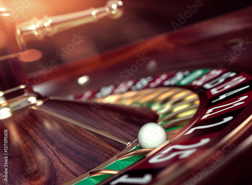 Glückspiel im Casino am Roulette