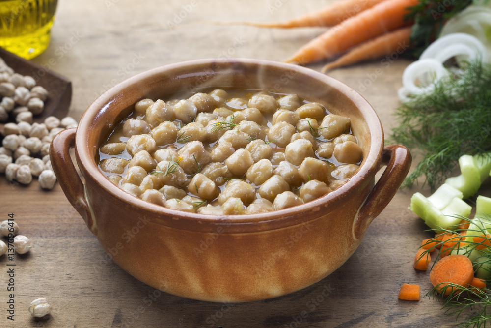 Chickpeas soup Chickpeas soup