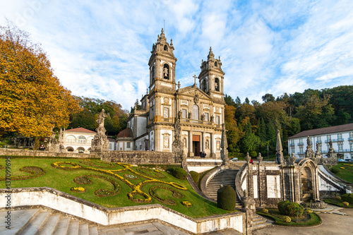 Fényképezés Bom Jesus do Monte Monastery in Braga in a warm evening, Portugal