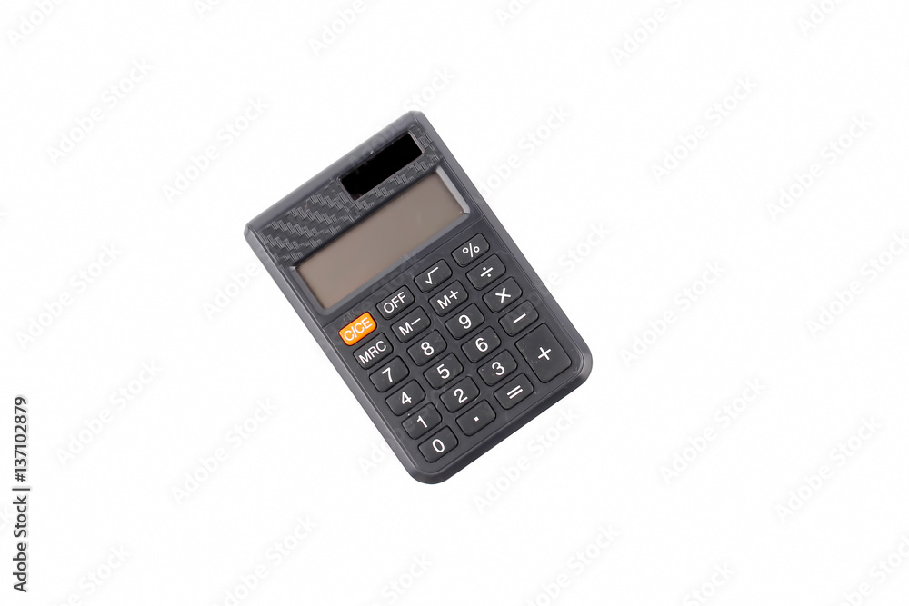 Calculator isolated on white background Calculator isolated on white background