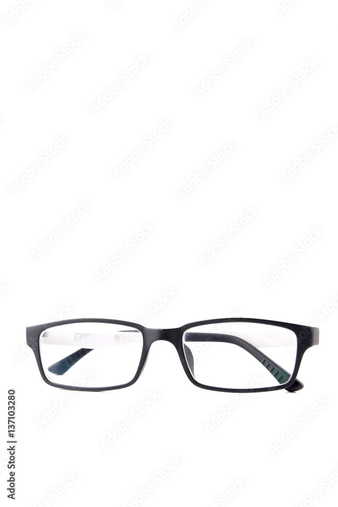Fototapeta premium Eye glass isolated on white background