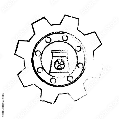 Nuclear energy plant icon vector illustration graphic design