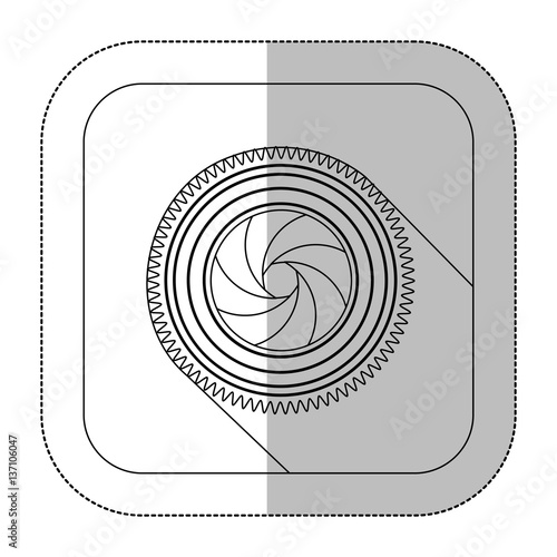 symbol short film icon image, vector illustration design